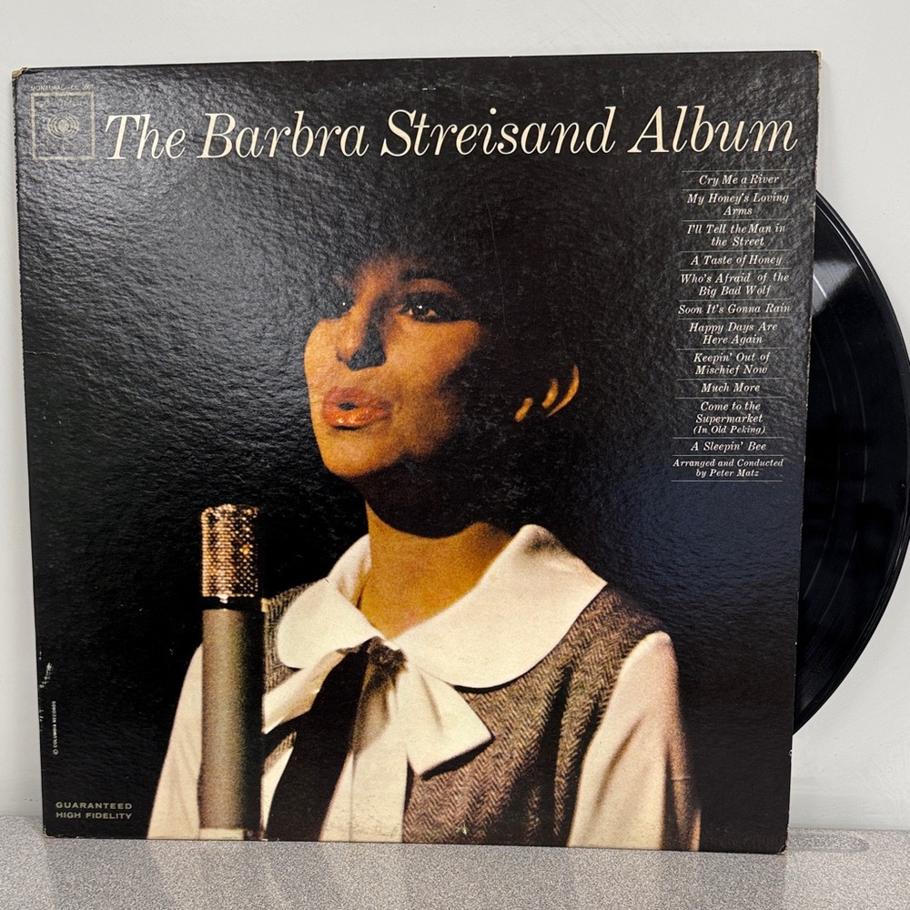 The Barbra Streisand Album Vinyl Record Columbia Records